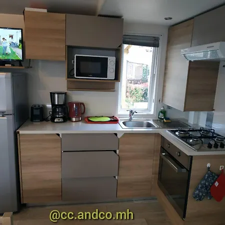 Super Mobile-home Hibiscus Climatise Confort Fun 4* Valras-Plage