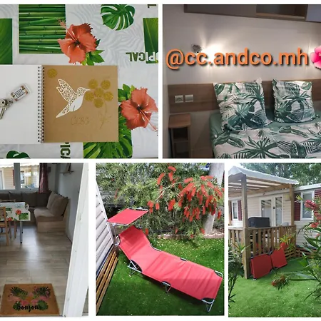 Super Mobile-home Hibiscus Climatise Confort Fun 4* * Valras-Plage