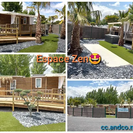 Ferienhaus Super Mobile-home Hibiscus Climatise Confort Fun 4*