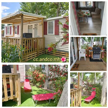 Ferienhaus Super Mobile-home Hibiscus Climatise Confort Fun 4*